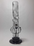 BONG ACRILICO GRANDE ATRAPA HIELO FA-01 RAYAS AMARILLAS