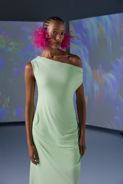 Vestido Malha Franzido