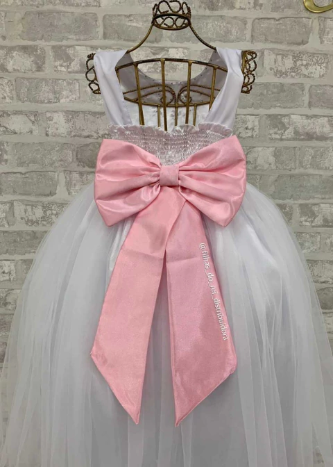 Faixa Com Laço Grande Para Vestido De Daminha e Florista - comprar online