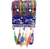 Lapiceras gel con brillo x6