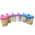 Vaso 300cc estampado con tapa chupito color