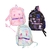 Mochila nena con bolsillo frontal. Varios colores en internet