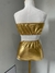 CONJUNTO HOT PANT METALIZADO - Cabide feminino