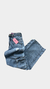 Calça wide leg jeans cargo - Cabide feminino