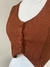 Cropped colete na internet