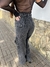 Calça wide leg jeans cargo na internet