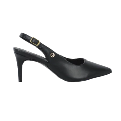 Sapato Preto Salto 8cm Fecho Lateral Bico Fino Lj Luciana Janich na internet