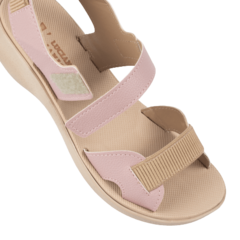 Sandália Rosa Fechamento Velcro LJ Luciana Janich - comprar online