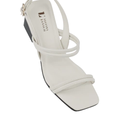 Sandália Off White Salto 7cm Lj Luciana Janich - comprar online