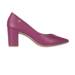 Scarpin Rose Salto Bloco 8 cm Bico Fino Lj Luciana Janich na internet