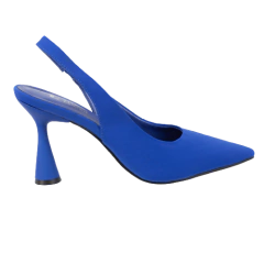 Scarpin Textil Bic Salto Cone 9cm Lj Luciana Janich na internet