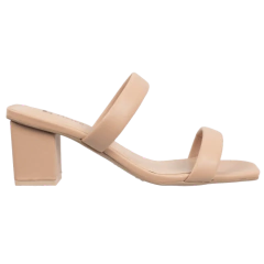 Tamanco Rosado 2 Tiras Salto 6cm Lj Luciana Janich na internet