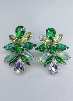 Aros de gemas verdes