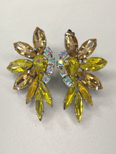 Aro de gemas amarillo lima