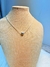 Conjunto Corazón Acero Blanco