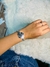 Pulsera Acero Blanco Flor