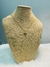 Conjunto Acero Dorado Cruz - comprar online