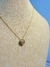 Conjunto Corazón Acero Dorado