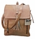 Mochilas grandes con tapa con detalle en tachas en Eco cuero en internet