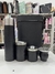 SET MATERO NEGRO LISO