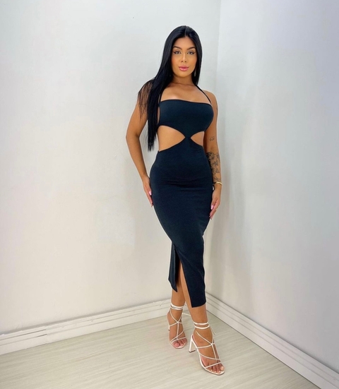 Vestido longo Jessi Preto