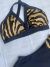 Conjunto zebra dourado - comprar online