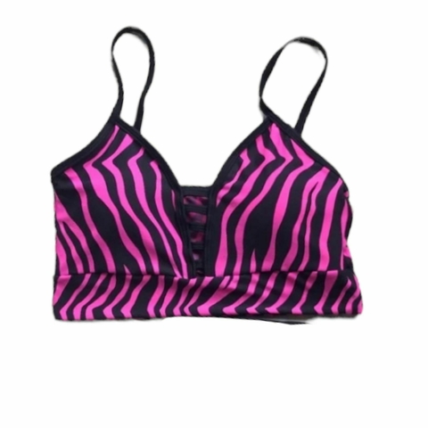 Top zebra pink