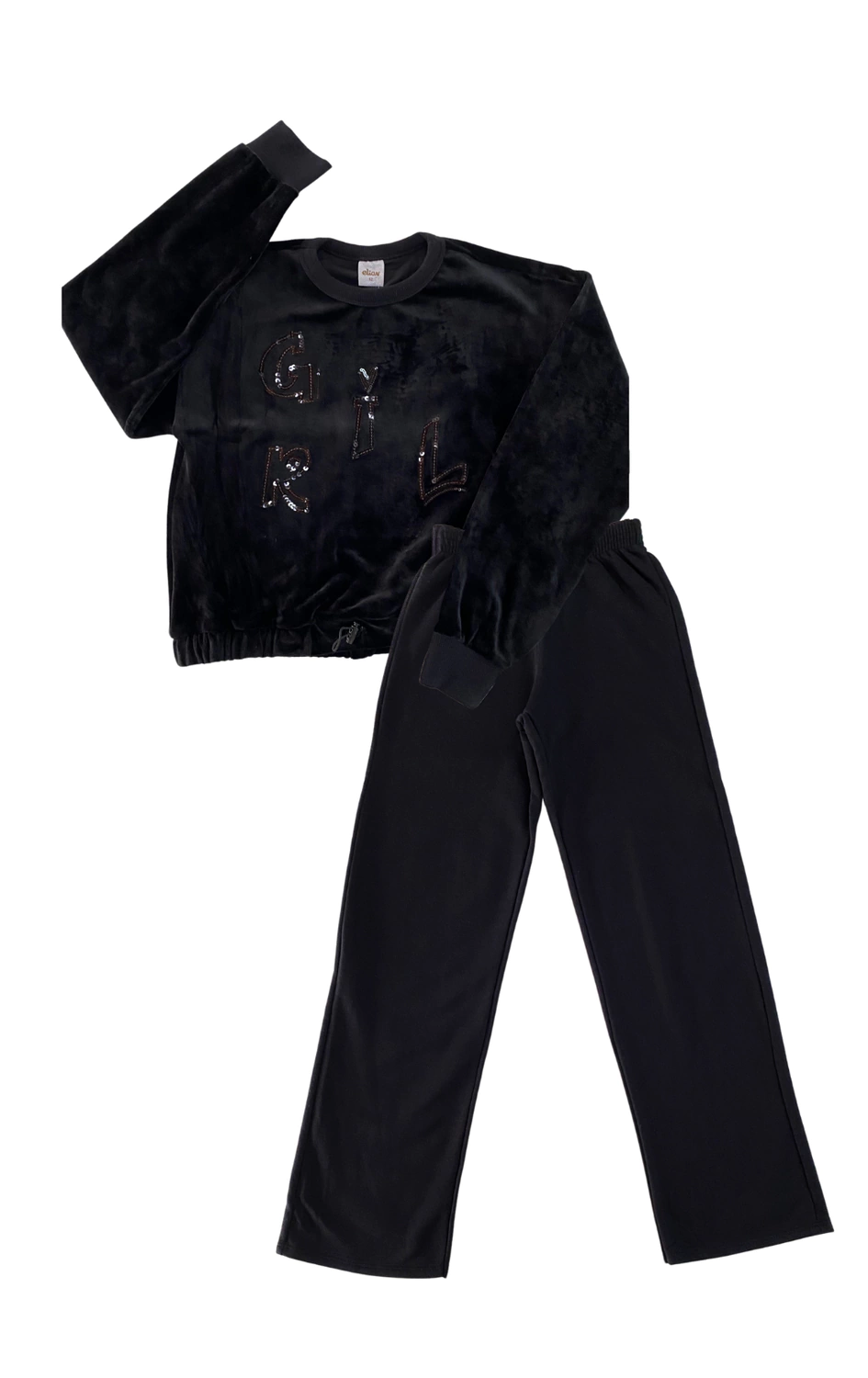 CONJ. ELIAN BLUSA PLUSH GIRL / CÇ MOLETOM (13779)