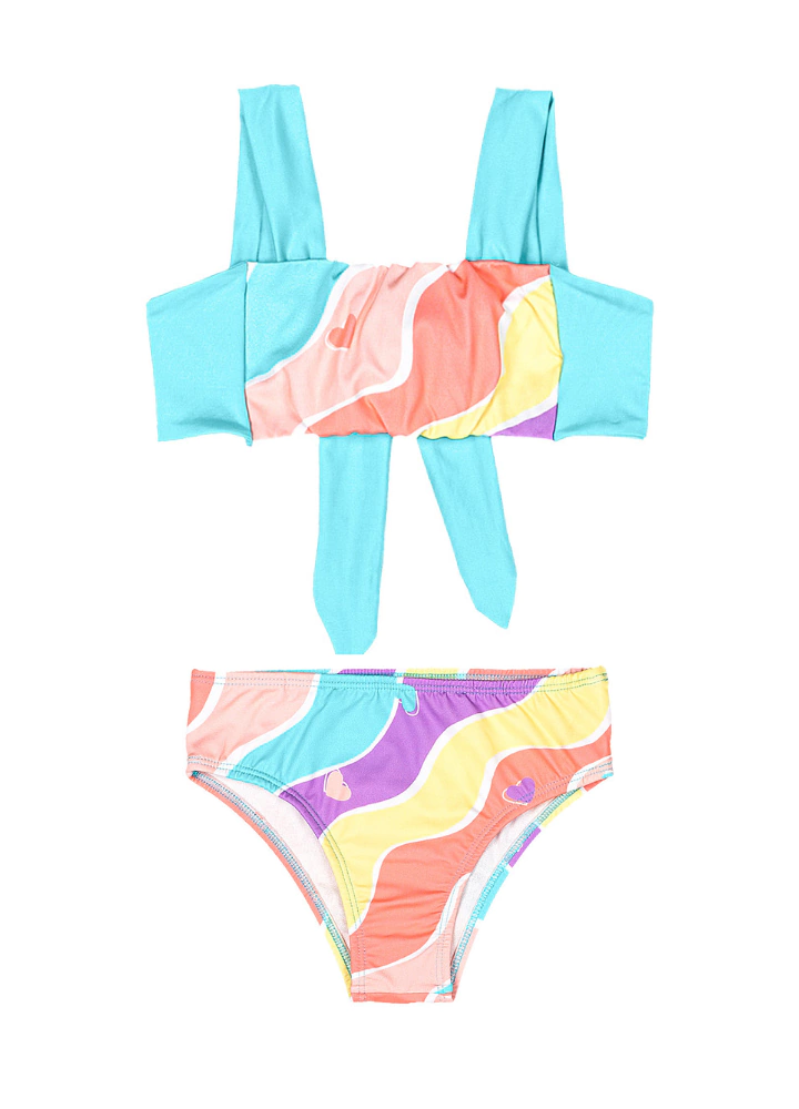 BIQUINI KELY E KETY MULTCOLLOR E LAÇO NAS COSTAS (9518-9514)