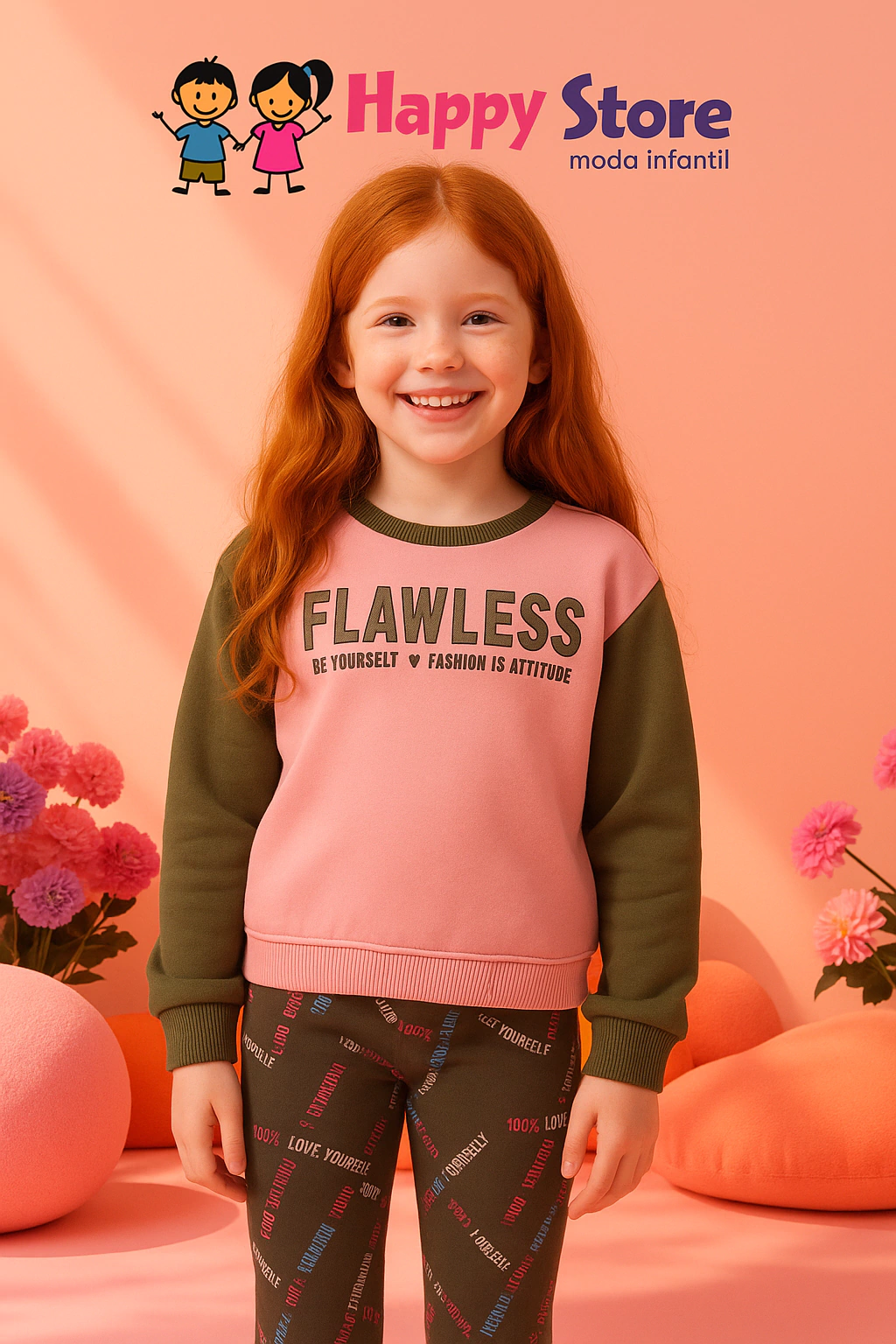 CONJ. MARLAN BL. FLAWLESS COM BRILHO/CÇ. LEGGING (13982)