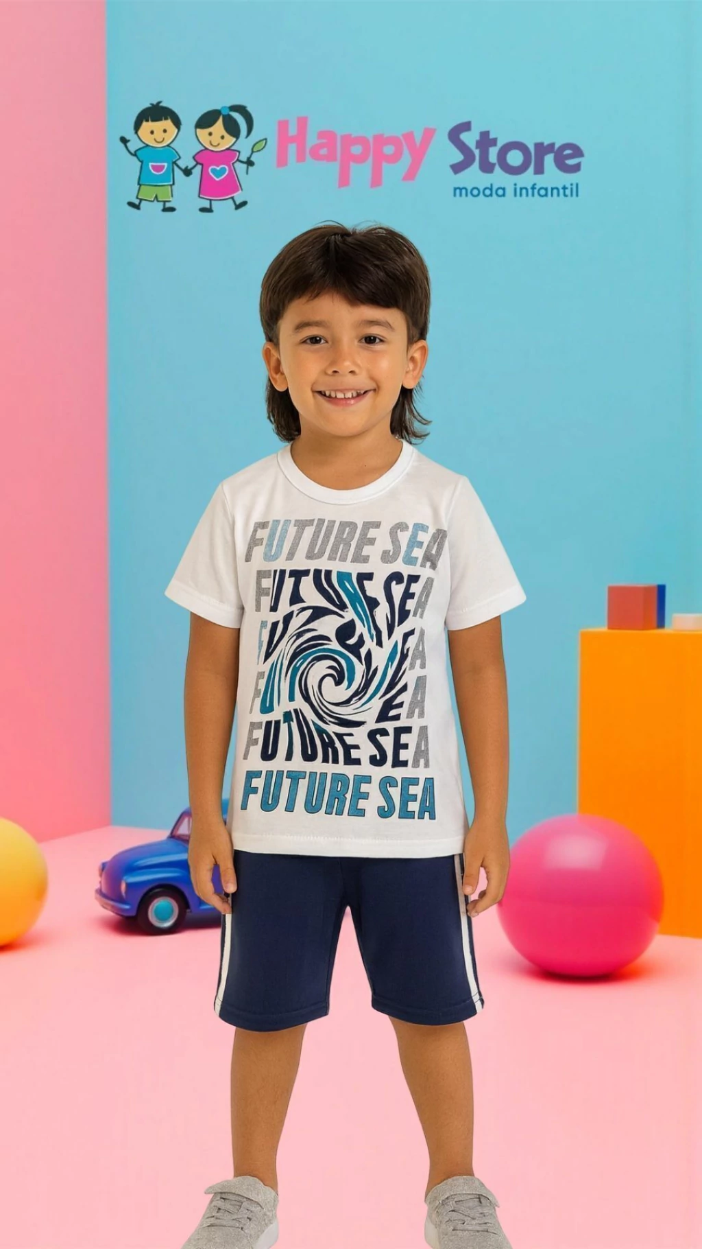 CONJ. BRANDILI BL. FUTURE SEA / SH MOLETINHO (14325)