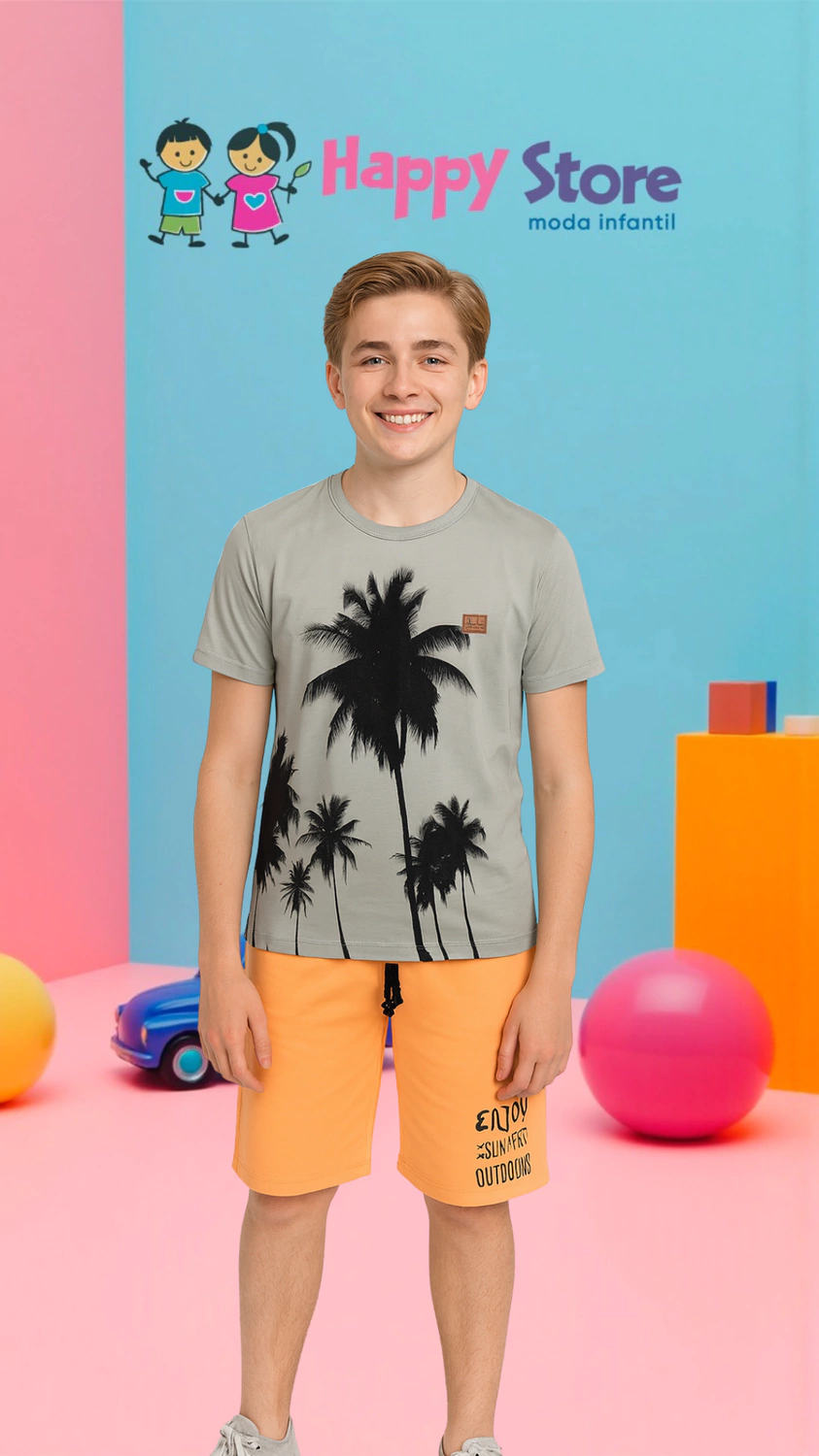 CONJ. DING DANG BL. COQUEIROS / SH MOLETINHO (14311)