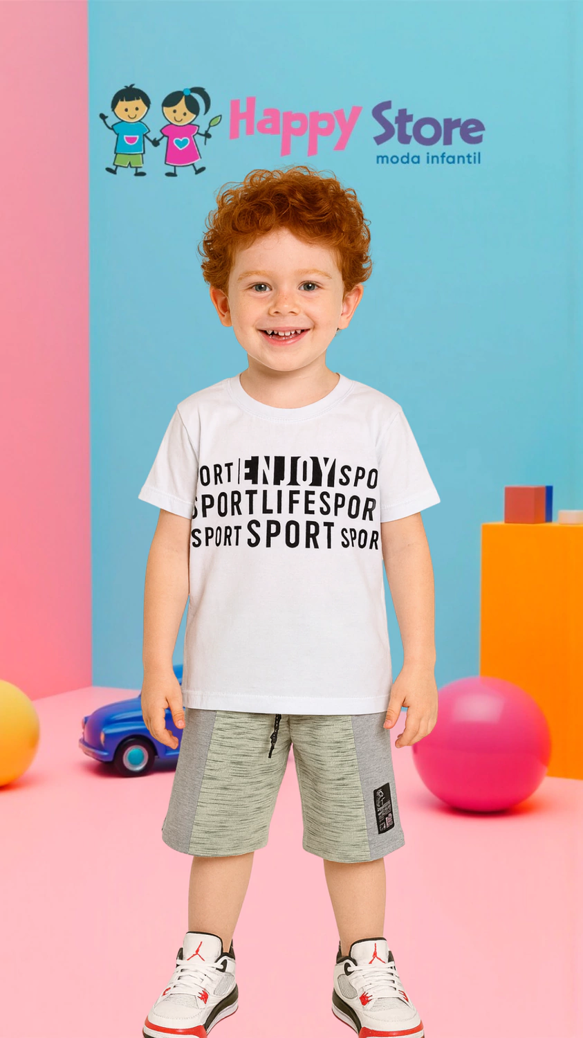 CONJ. DING DANG BL. YOUR SPORT LIFE / SH MOLETINHO (14404)