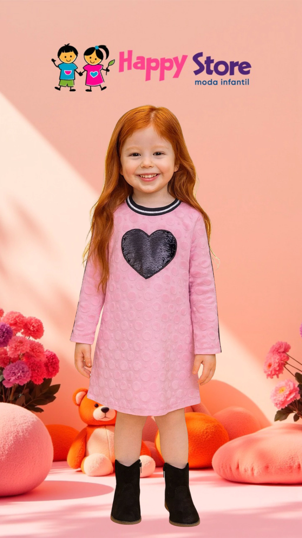 VESTIDO CAMURÇA PAETÊ REVERSIVEL (1742)