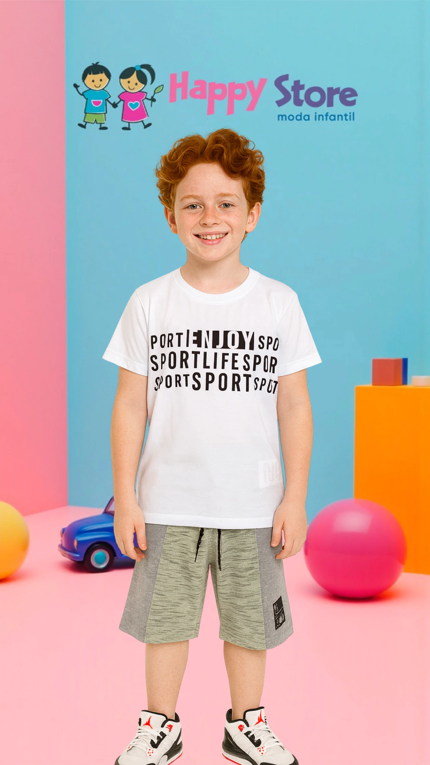 CONJ. DING DANG BL. YOUR SPORT LIFE / SH MOLETINHO (14314)