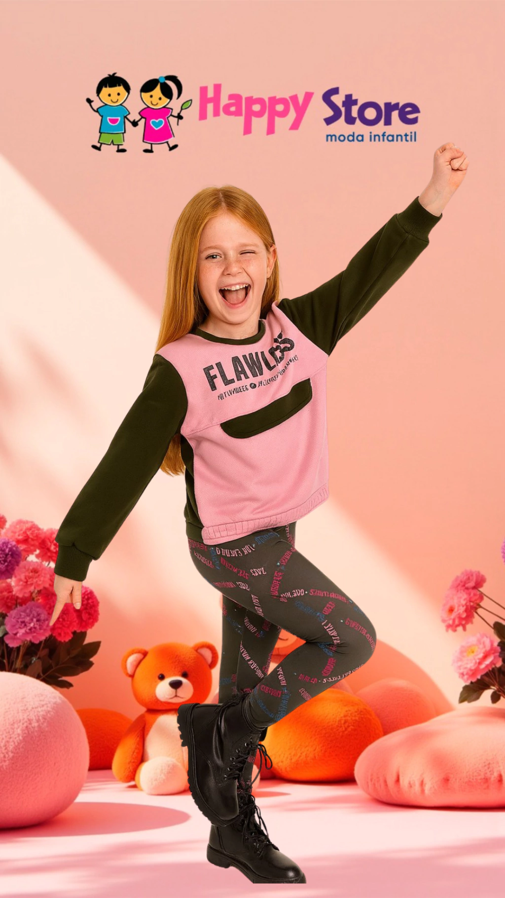 CONJ. MARLAN BL. FLAWLESS COM BRILHO/CÇ. LEGGING (13982)