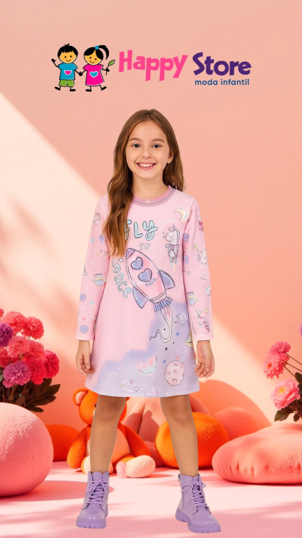 VESTIDO FLYTECH FLY FOGUETE (4326)