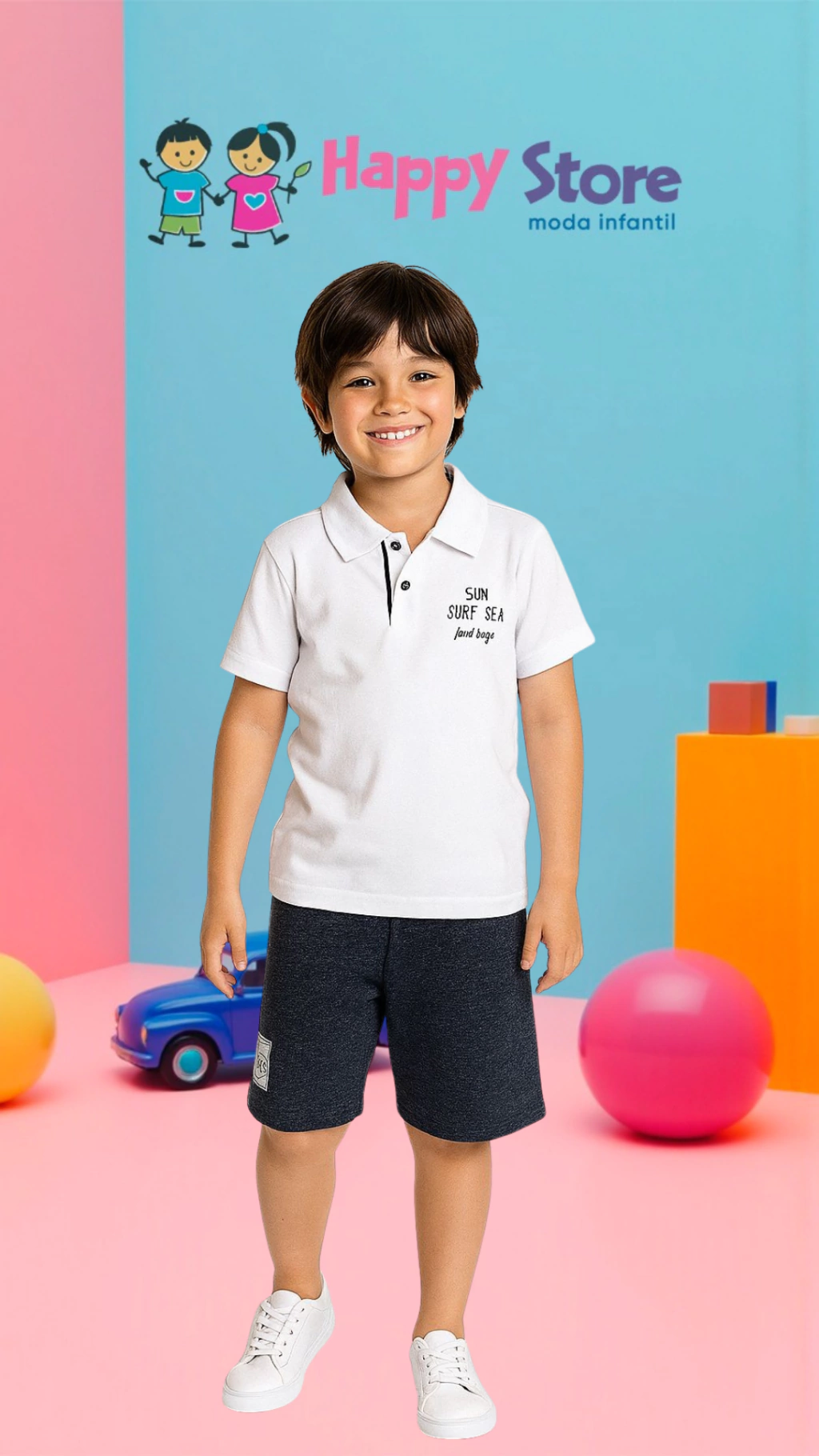 CONJ. KAMYLUS. CM POLO SUN/ BERMUDA MOLETOM (13158)