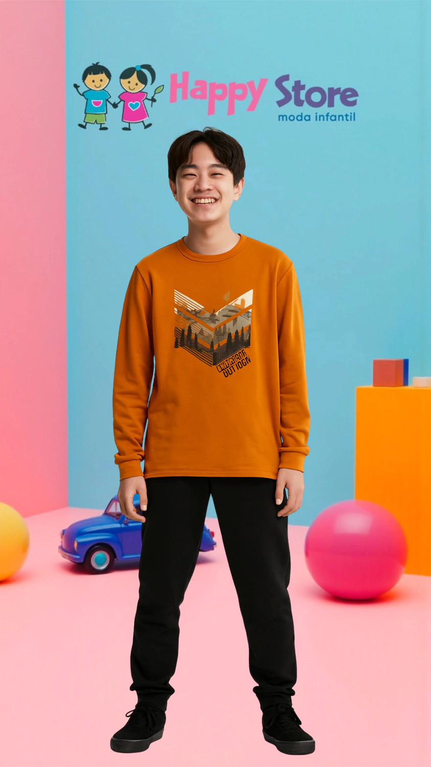 CONJ. MARLAN BL. EXPLORING OUTSIDE/CÇ. MOLETOM (13650)