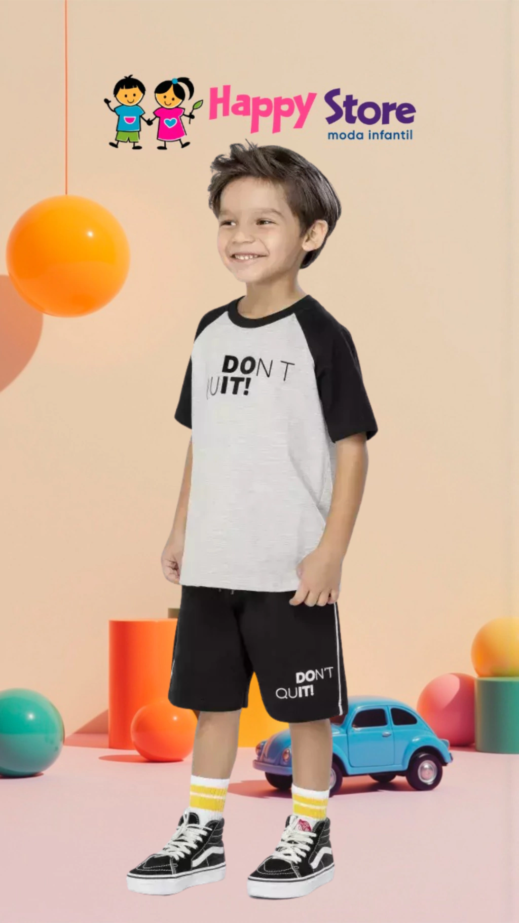 CONJ. ANGERÔ CM DON'T QUIT/BERMUDA MOLETINHO (13260)