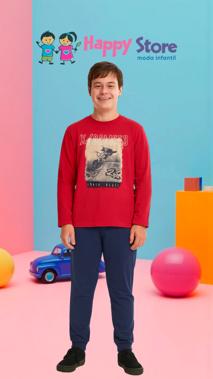 CONJ. KYLY BL GAM353 BIKE/CÇ MOLETOM (11976)