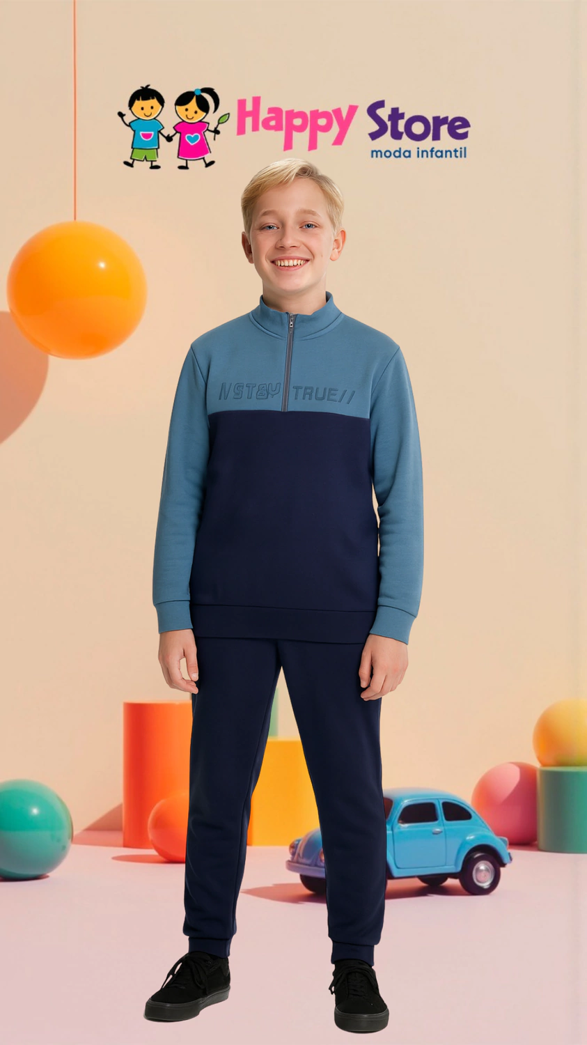 CONJ. ELIAN BL. STAY TRUE FORRADA/CÇ. MOLETOM (13635)