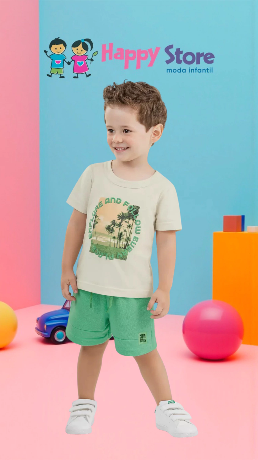 CONJ. ELIAN CM PAISAGEM/BERMUDA MOLETINHO (13177)