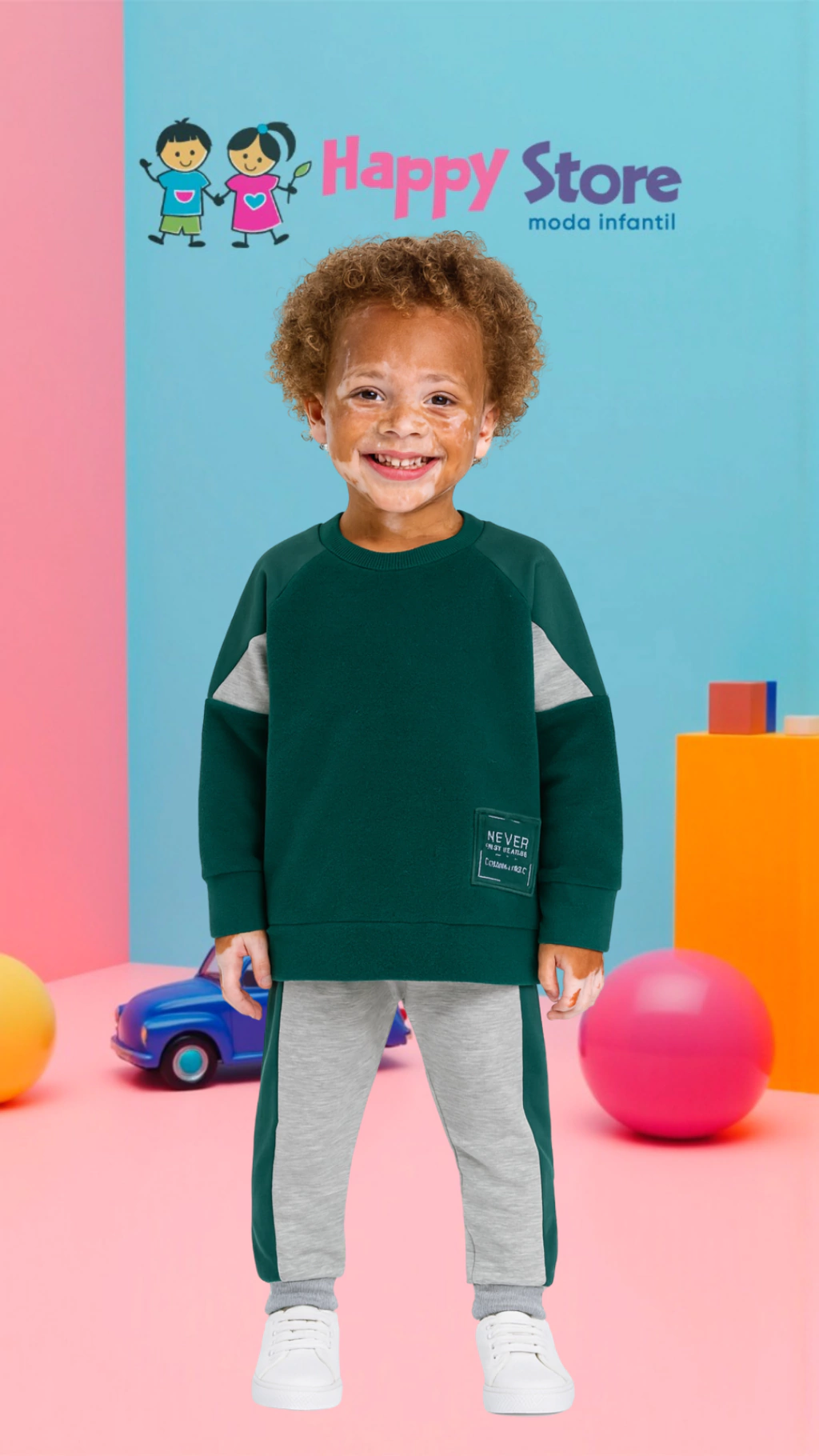 CONJ. ANGERÔ BL. NEVER GIVE UP / CÇ MOLETOM (13922)