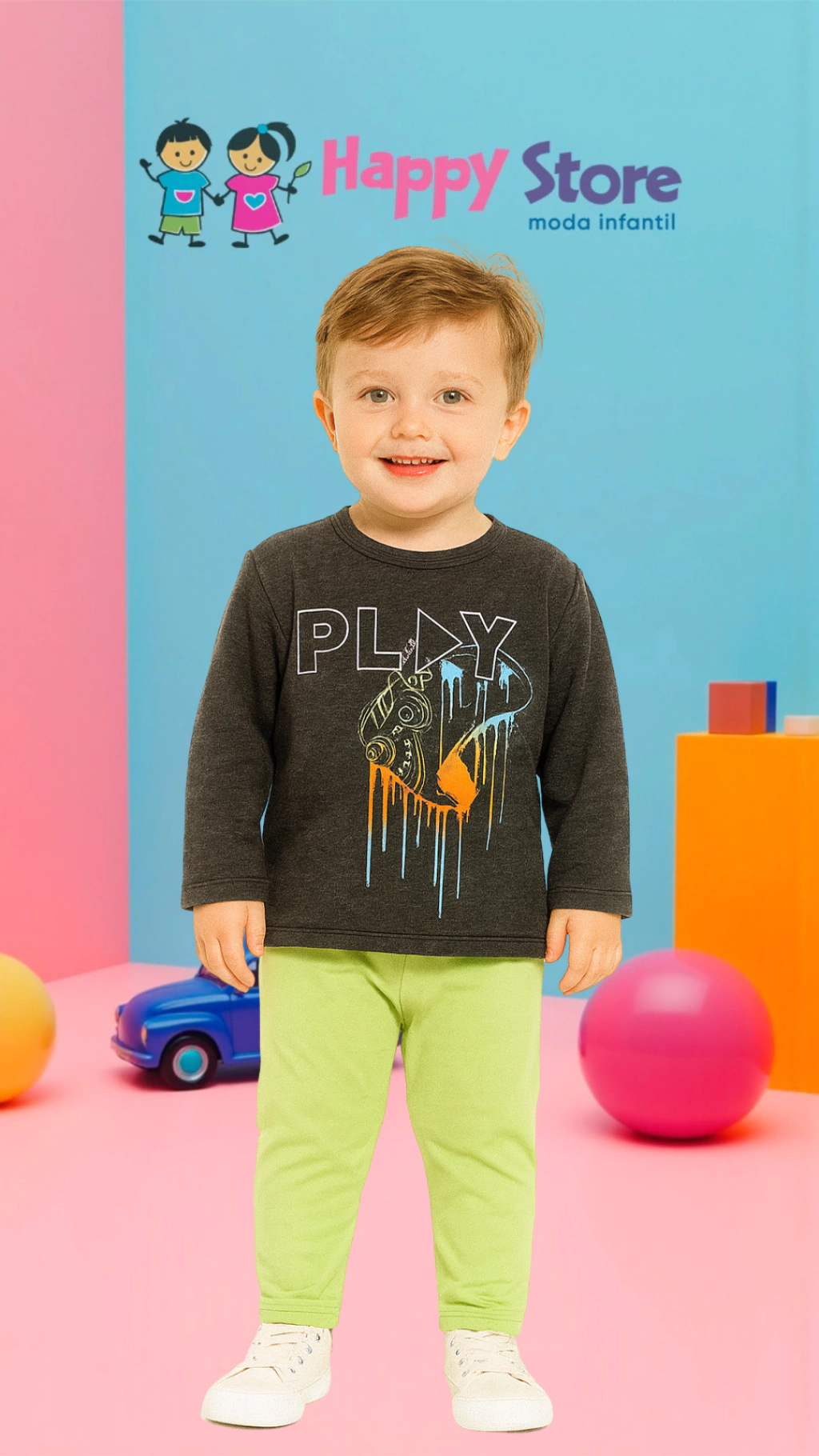 CONJ. PIPA BL. PLAY GAMERS COLOR / CÇ. MOLETOM (14224)