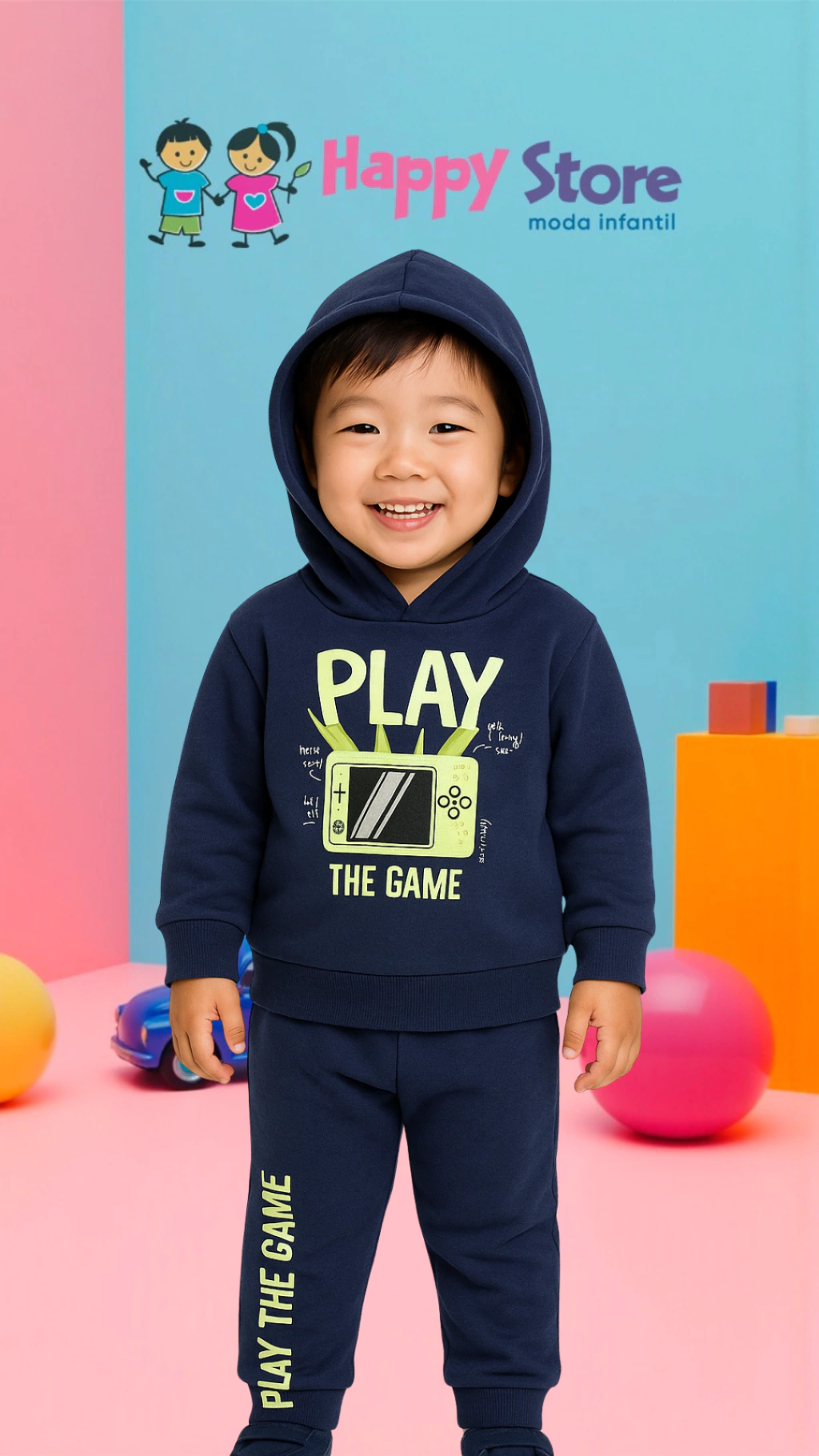 CONJ. LIVY BLUSA MOLETOM COM CAPUZ E CALÇA MOLETOM (7554)