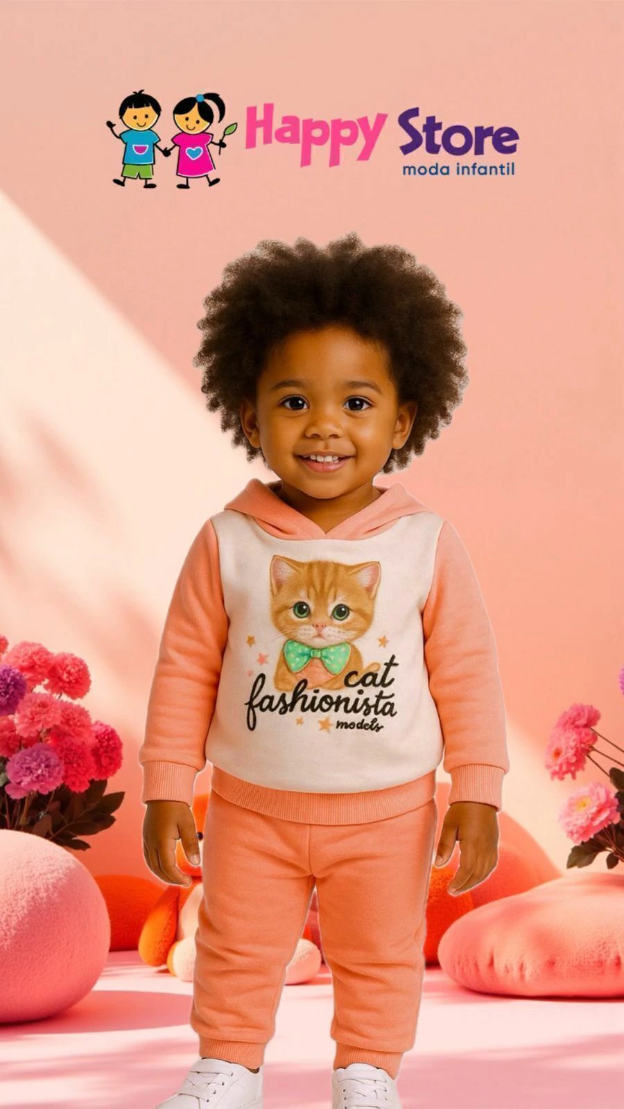 CONJ. BL CAT FASHIONISTA / CÇ MOLETOM (13978)