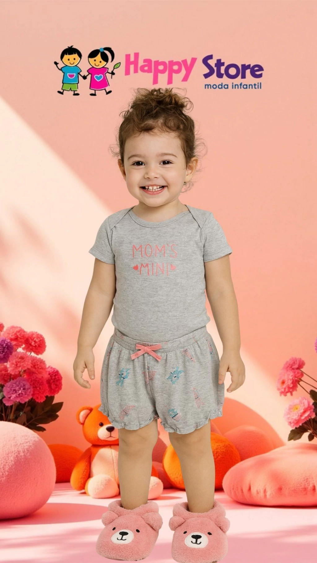 CONJ KUKIÊ PIJAMA URSINHOS FOFOS (14293)