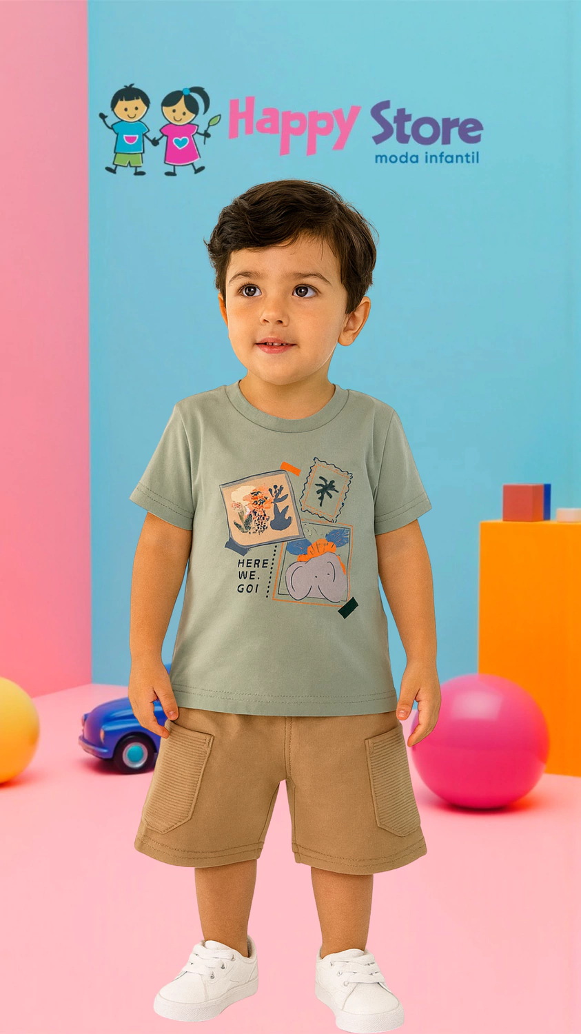 CONJ. BRINCAR É ARTE CM ANIMAIS DA FLORESTA / SH MOLETINHO (14483)