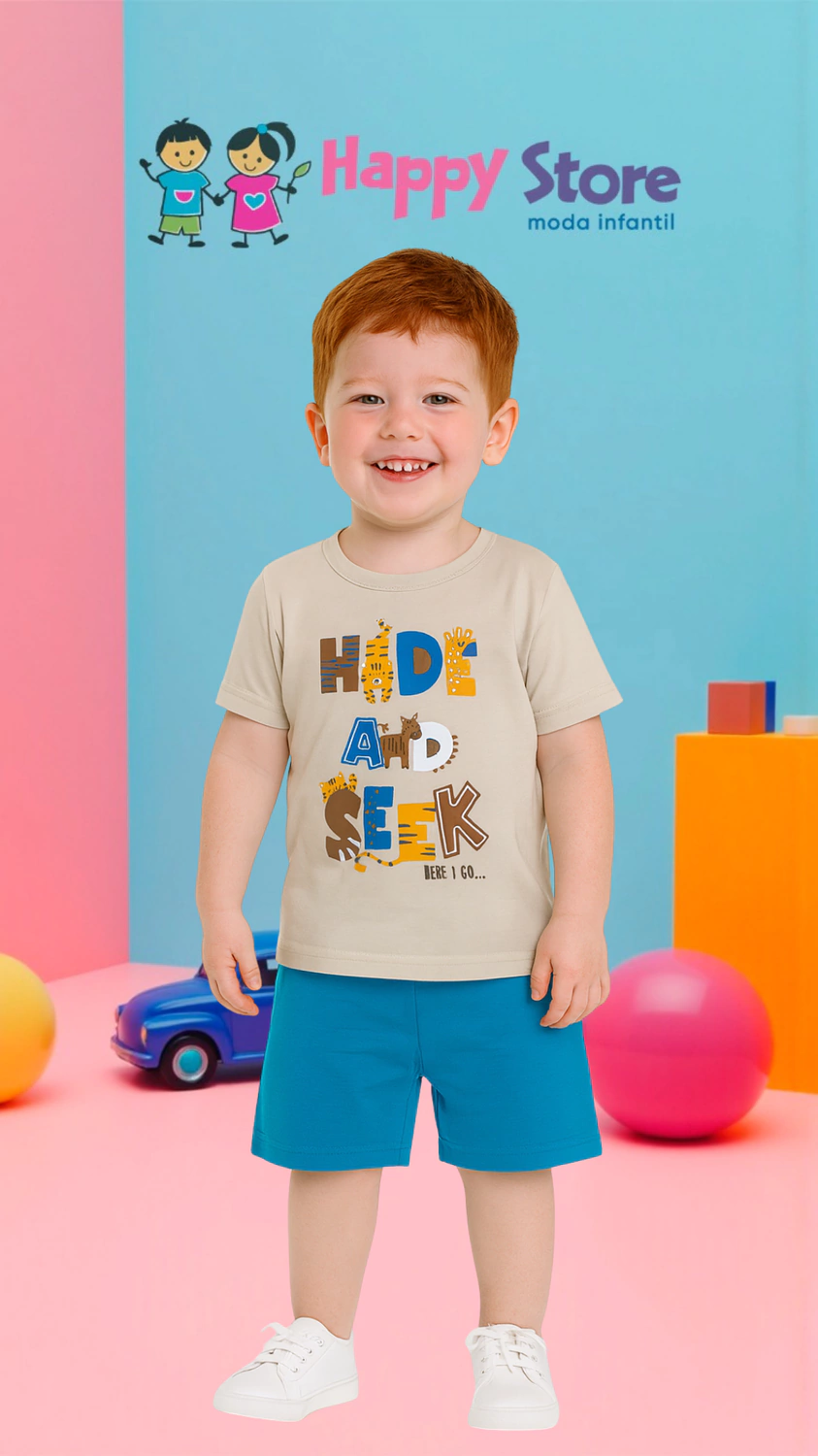 CONJ. BRANDILI BL. HIDE AND SEEK / SH MOLETINHO (14416)